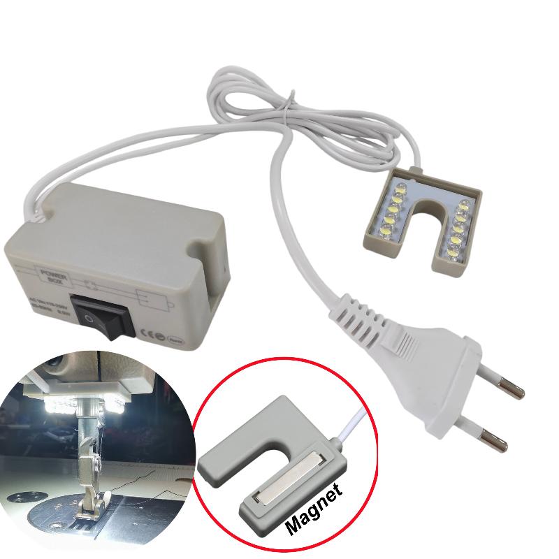 1 Set No Radiation No Strobe Efficient Energy Saving Magnetic Base Sewing Light Flexible Gooseneck Lamp LED Light