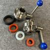 Vastagabb 25 32 38 51 63 76mm EPDM VMQ Tömítés Tömítőgyűrű Csík 1,5"-3" Tri Clamp Pillangószelephez Házi Sörfőzés