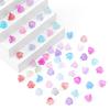 100 stk/pose Akryl Windbell Morning Glory Blomster Perler Charms for øredobber Armbånd DIY smykker håndverk