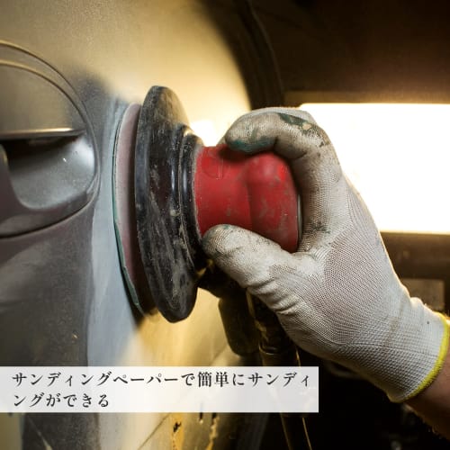 Round Sandpaper (5 Types, 100 Sheets) with Magic Sandpaper Holder, 100#, 180#, 240#, 1500#, and 3000#, for Woodworking, DIY, Car Polishing, and Metal