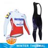 Winter Pro Cycling Jerseys Suit Men Long Sleeves Fleece Warm  Shirts Bicycle Clothing Mountain Bike Jersey Outfit Windbreaker