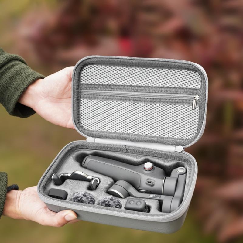 Protective Carrying Case  for Mobile 7P/7 Handheld Stabilizers with Soft Lining and Mesh Pocket for Accessories