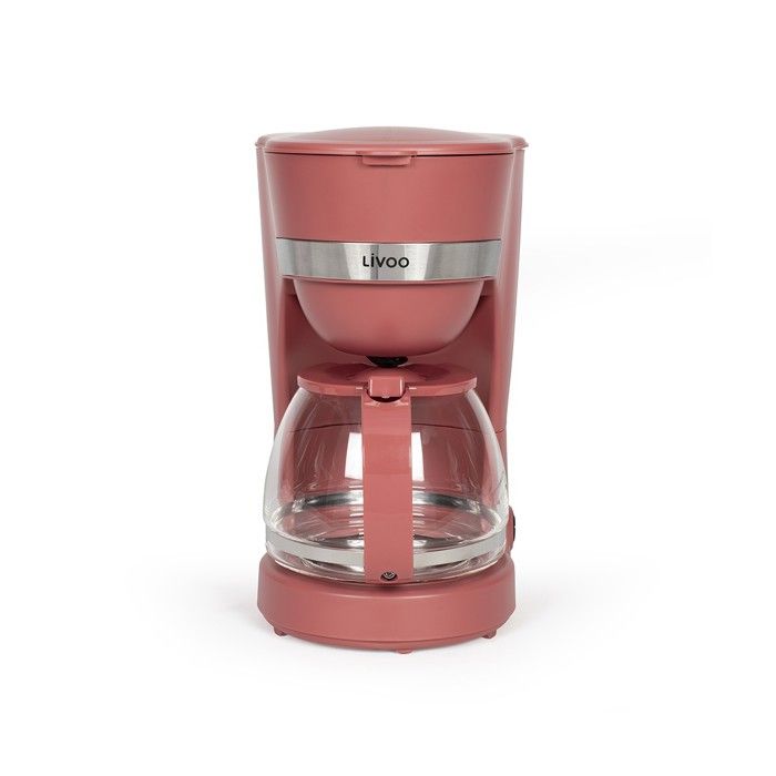 Elektrický kávovar - Livoo - DOD200RC - Chili červená