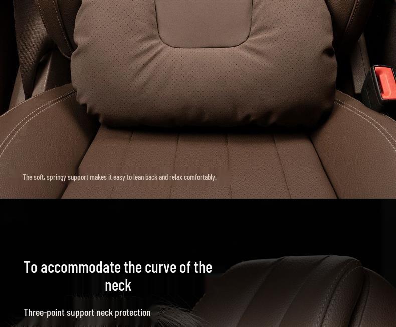 Lantu Dreamer Car Headrest Neck Pillow with Free Zhiyin Seat Cover