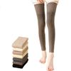 Urban Beauty Women's Wool Knee-High Socks Autumn Winter Extended Over-the-Knee Anti-Slip Thigh Socks Maternity Warm Knee Leggings Long Tube