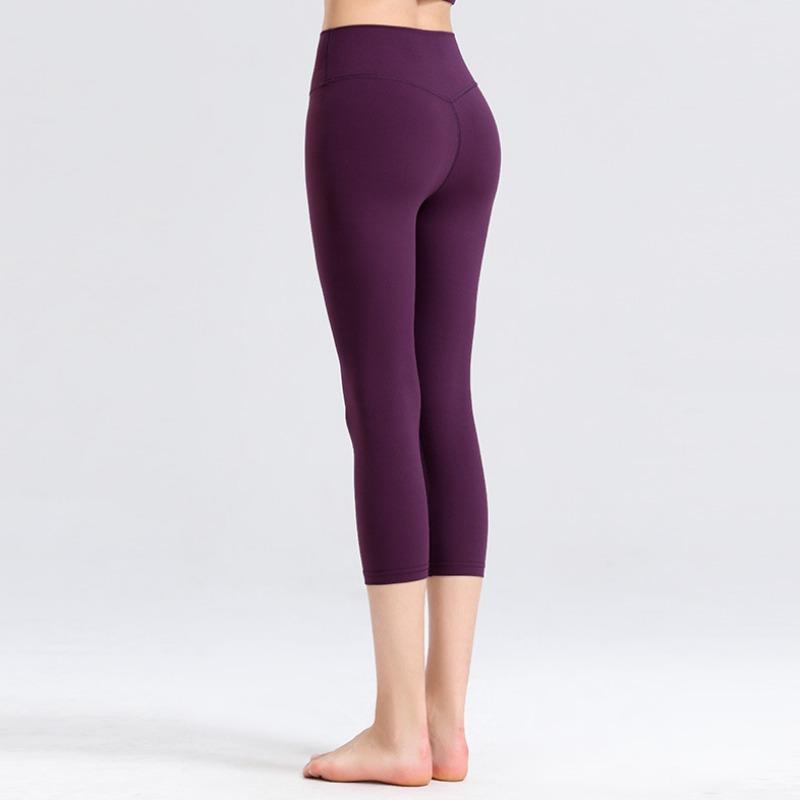 Nuovi Pantaloni da Yoga da Donna Pantaloni Sportivi da Donna a Vita Alta Sollevaglute Ad Asciugatura Rapida Pantaloni da Fitness Attillati Abbigliamento da Yoga Pantaloni a Sette Ottavi da Donna
