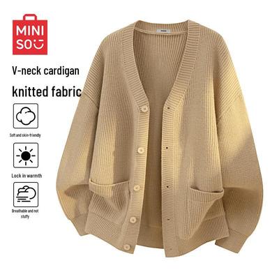 Men's V-Neck Knit Cardigan