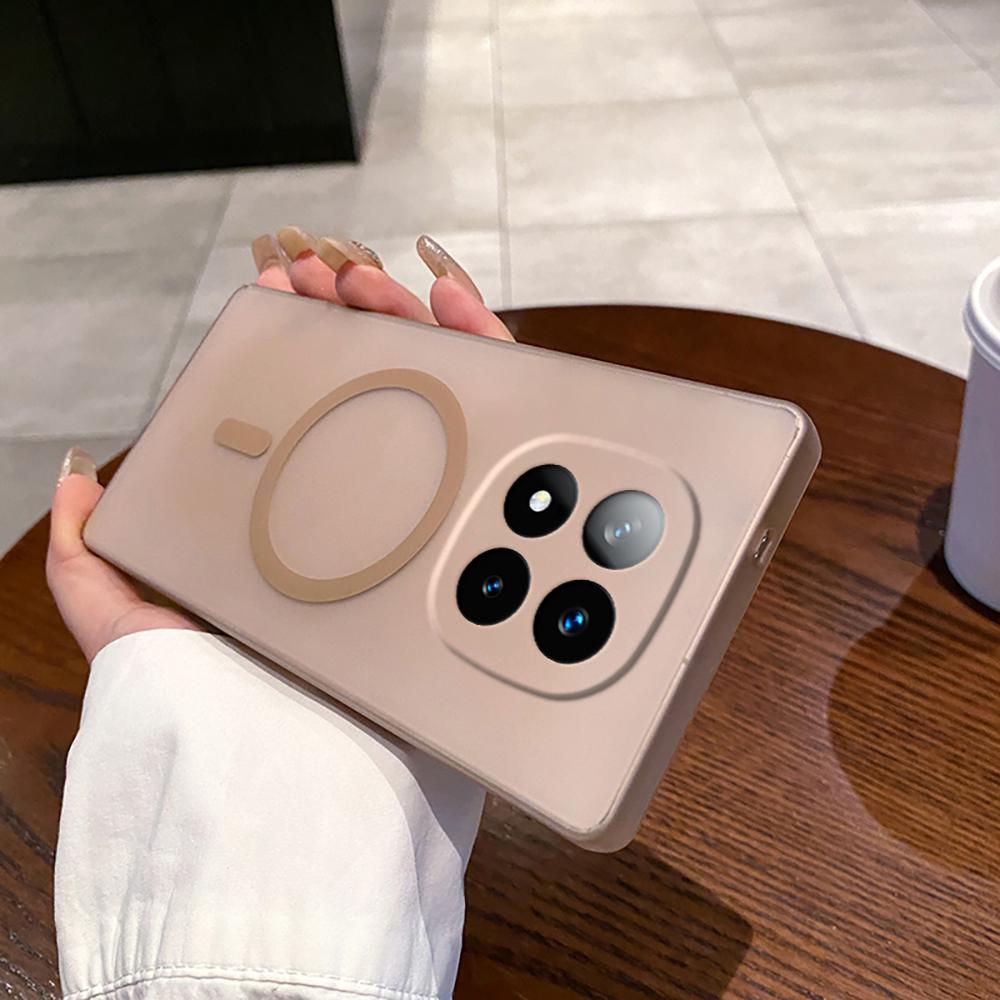 For Xiaomi Redmi Note 14 Pro+ 5G Case Compatible with MagSafe Precise Cutouts Matte PC Phone Cover