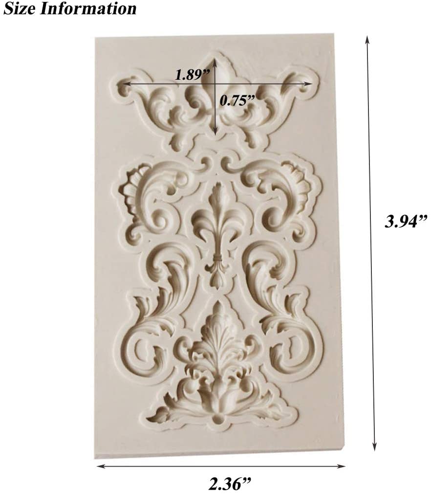 1 Piece Border Silicone Mold Fondant Mold Cake Decorating Tools Chocolate Gumpaste Mould Sugarcraft Cake Decorating Tools