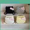 Kitty Cat Cartoon Backpack For Girls And Women With Pu Material And Adjustable Shoulder Straps