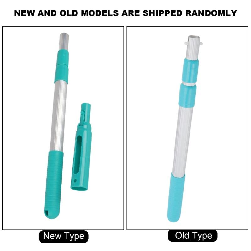 Swimming Pool Telescopic Pole 3 Sections Aluminum ABS Pool Cleaning Net Handle For Cleaning Accessory