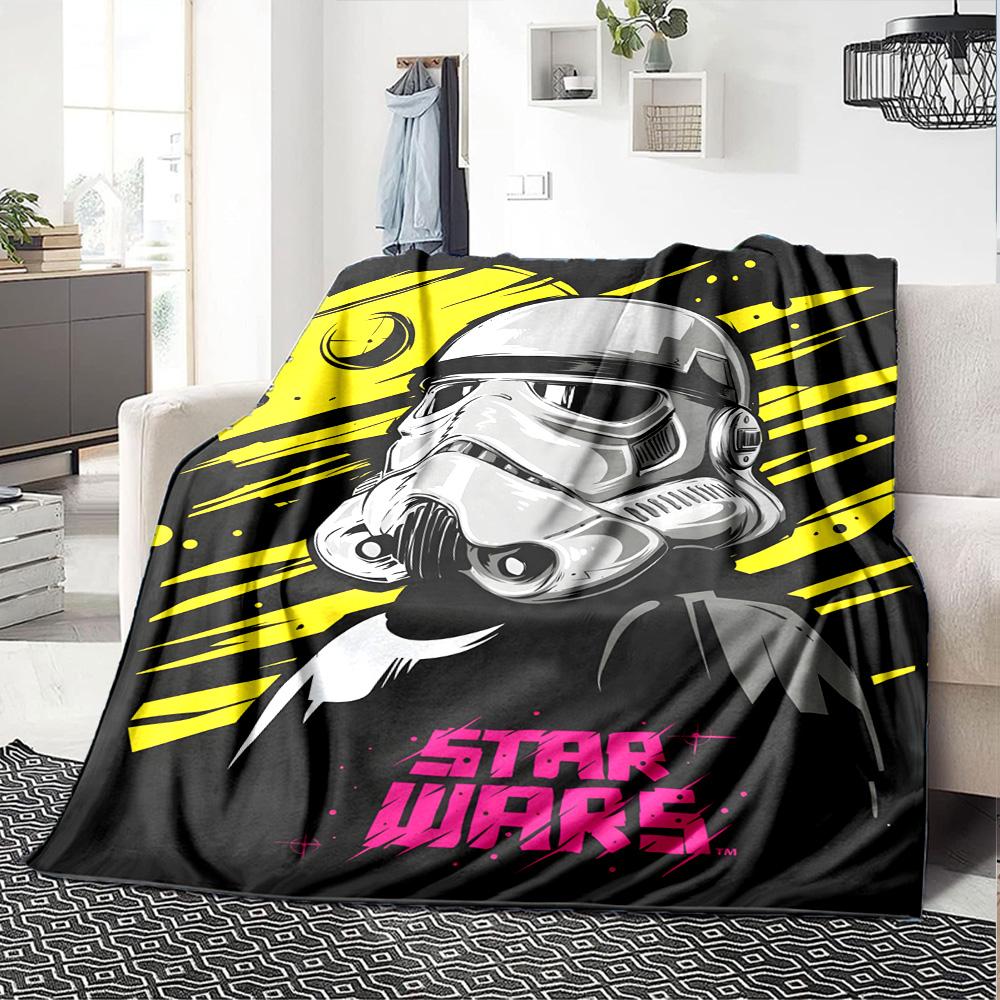 Star Wars Blanket Soft Warm Cozy Great for Office Chair Bed All-Season Use Stylish Decor Gift for Travel Home Birthdays
