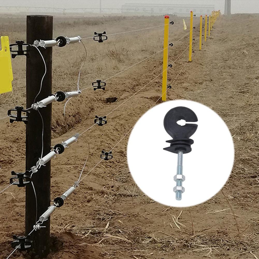 50Sets Polypropylene Material Electric Fence Insulator Electronic Fence Accessories Outdoor Fence