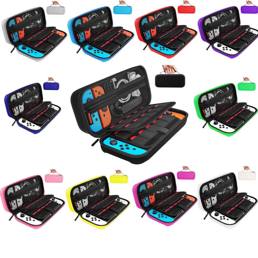 Nintendo Switch OLED EVA Protective Storage Bag with Four-Card Holder