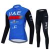 Mens Long Sleeve Cycling Jersey Bib Shorts Set Mountain Bike Riding