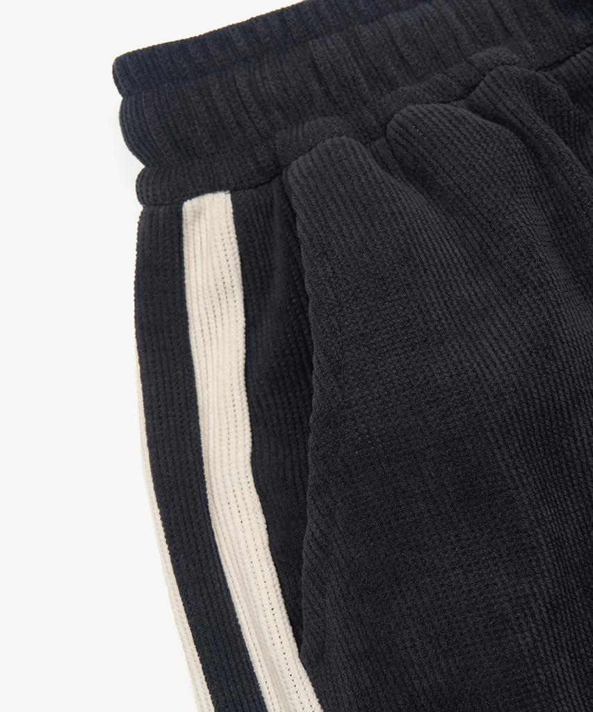 TOFFEE Double Side Line Track Vertical Pants (Dark Navy)