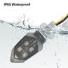 Motorcycle LED Turn Signal Light Mini Universal Led Amber Blinker Lamp 10mm Motorbike LED Indicators Lights 12v Turn Signal