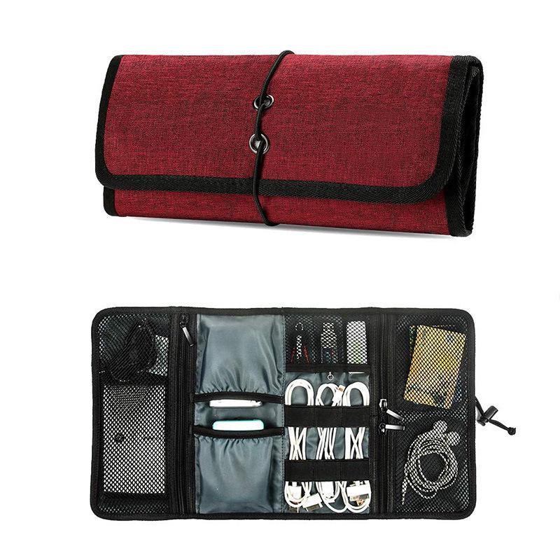 Geantă de călătorie impermeabilă pentru depozitare digitală pentru căști și cabluri de telefon mobil