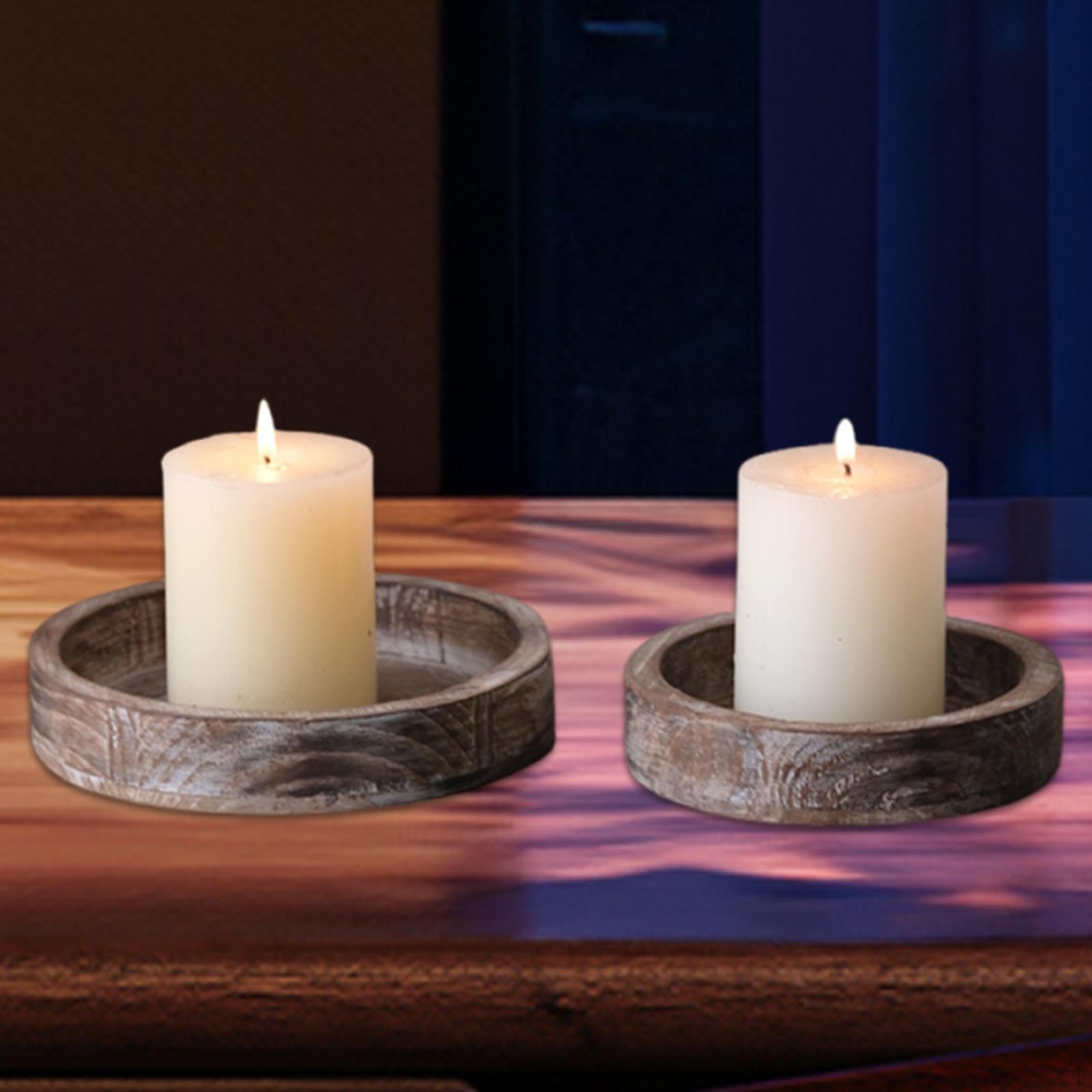 

2 шт. Подставка для свечей, поднос, центральные элементы, тарелка, деревенский декор, сервировка для кухни