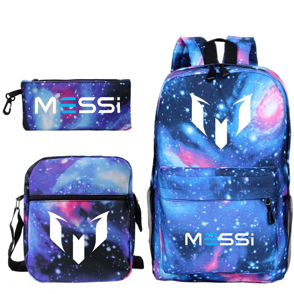 Football Printed Student Backpack Multifunctional Usb Interface Large Capacity Leisure Travel Backpack