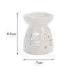 White Ceramic Incense Burner Candle Essential Oil Aromatherapy Diffuser Hollow Heating Stove Middle East Home Decor Ornament