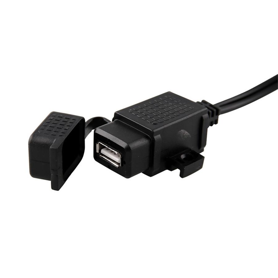 Motorcycle USB Charger - 12V SAE Adapter - Waterproof For Phone/GPS
