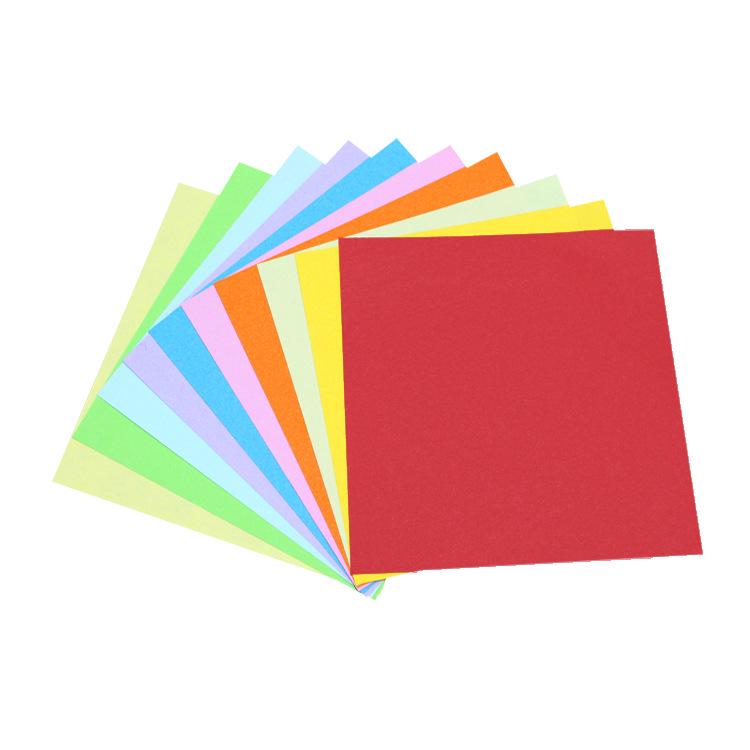 Origami Colored Paper Set – 100 Sheets, 17x17cm, A4, for Preschool Crafts