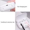 Display Rechargeable Toothbrush Dryer Wall Mounted Holder For 2 Bathroom Organizer