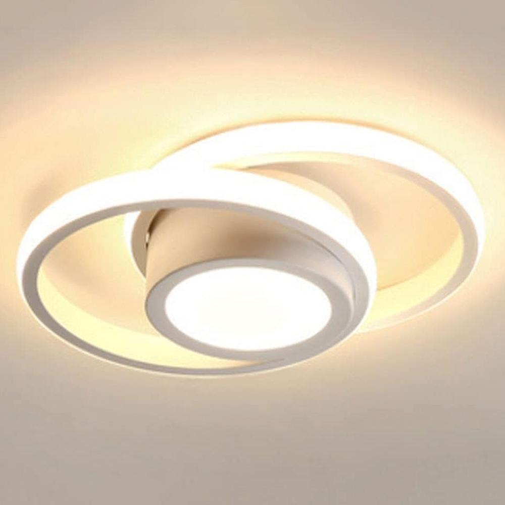 

Round LED Ceiling Light 3 Color Temperatures Flush Mount Light for Kitchen Bedroom Laundry Closet Room