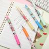 Capybara Party Cartoon Cloud Pen Holder - Cute Ins Style Clickable Black Pen, Quick-Drying for Students