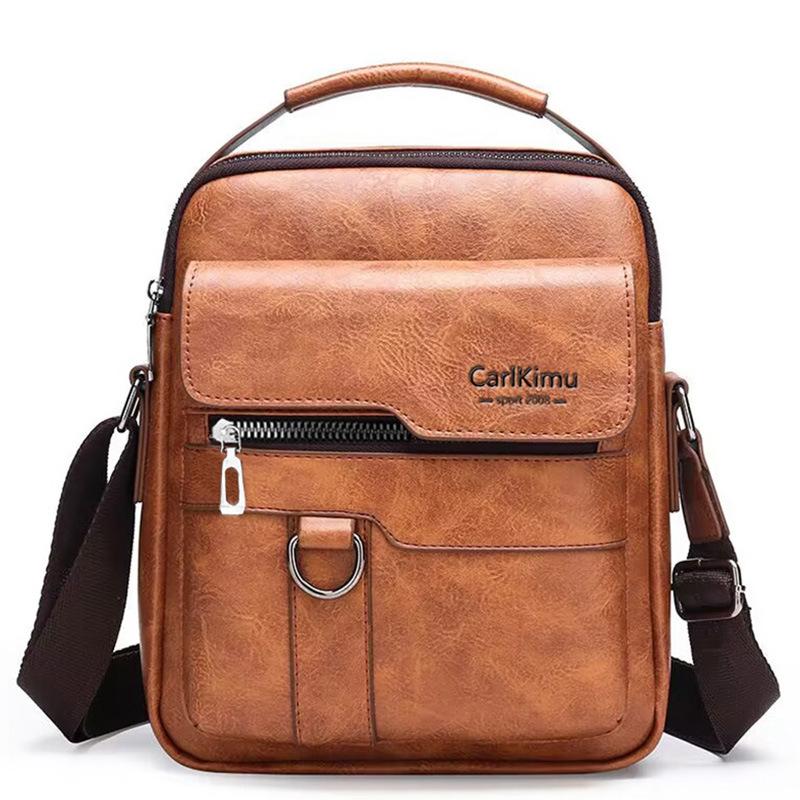Trendy Business Backpack Trendy New Bag Official Document Handbag Vertical Style Shi Handbag Shoulder Bag Casual Crossbody Bag Male