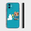 Cartoon Animation D-Dinotaeng Phone Case For IPhone 17 Air 16 15 14 13 Pro Max 11 12 Black Silicone Cover
