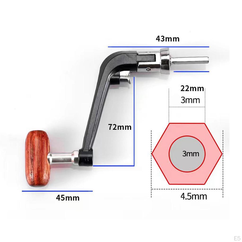 Fishing Reel Handle Arm Replacement Rocker Part Portable Care Accessories