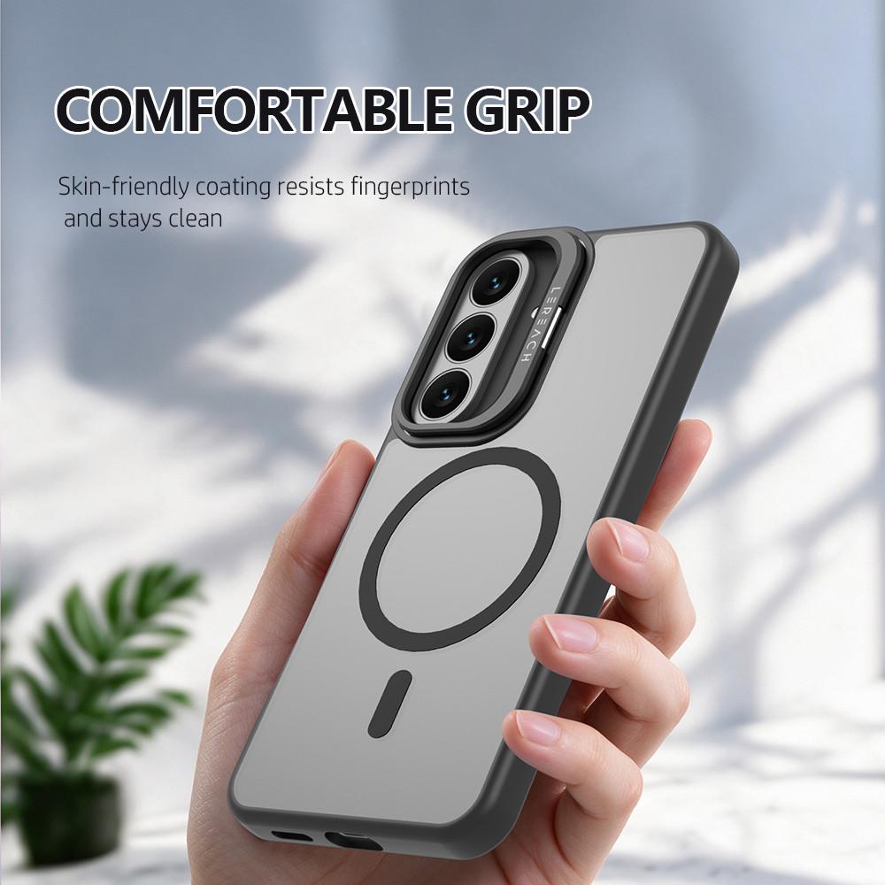Magnetic Case For Samsung Galaxy S26 FE S25 Anti-Oil Anti-Fingerprint Shockproof CA1005