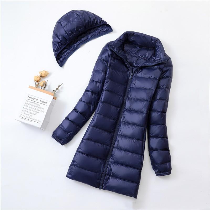 

Женские зимние куртки-пуховики с капюшоном, съемные, большого размера, простые однотонные парки для офиса XS