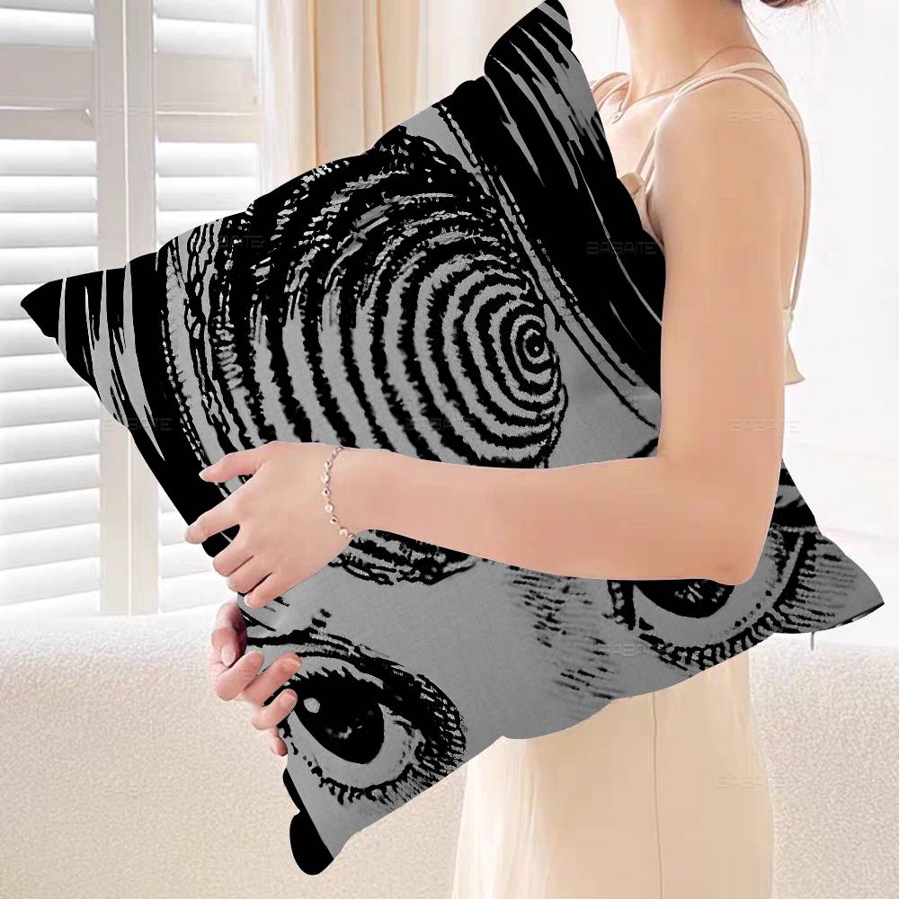 Anime Tomie Junji Ito Stitch Lucky Dragon Pillow Cover Sofa Cushion Cover Home Room Decoration Children Gift