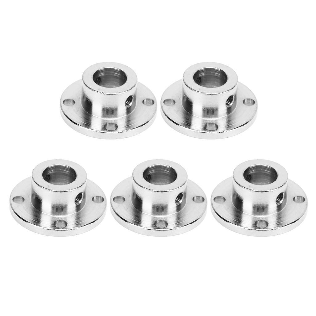 5 Stück Flanschkupplungsverbinder 10 mm Innendurchmesser Führungsachse Motorwelle Achsenfittings für