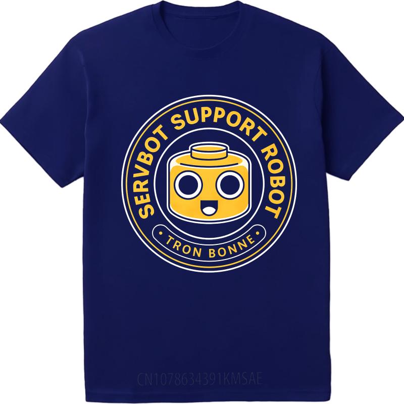 Cool Man Summer tshirt Servbot Support Robot Tron Bonne Short Sleeve Comfortable Round Neck Teenagers Tee Shirt Teeshirt Male