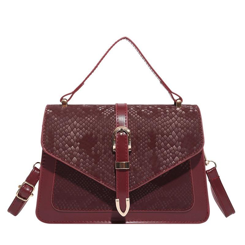 Un Bolso Cruzado de Hombro Único, Casual y de Moda, Un Bolso Cuadrado Pequeño Simple y Único