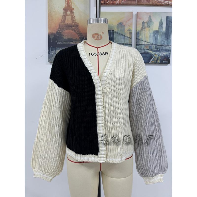 Women S Loose Knit Cardigan Sweater Long Sleeve Casual Commute Style