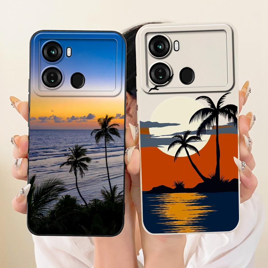 For Itel P40 Case P662L Cute Cat Panda Cartoon Cover Shockproof Soft TPU Phone Case For Itel P40 Plus P683L P 40 ItelP40 + Shell