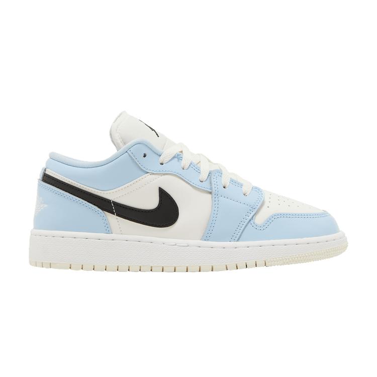 Jordan 1 Low Ice Blue Black (GS) 38.5