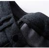 2026 Spring/Fall Women's High-Waisted Wool Wide-Leg Cropped Pants Nine-Tenths Length