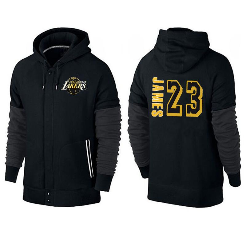 Baseball Jersey Men's NBA Basketball Jersey Cardigan Zipper Breasted Hoodie Top