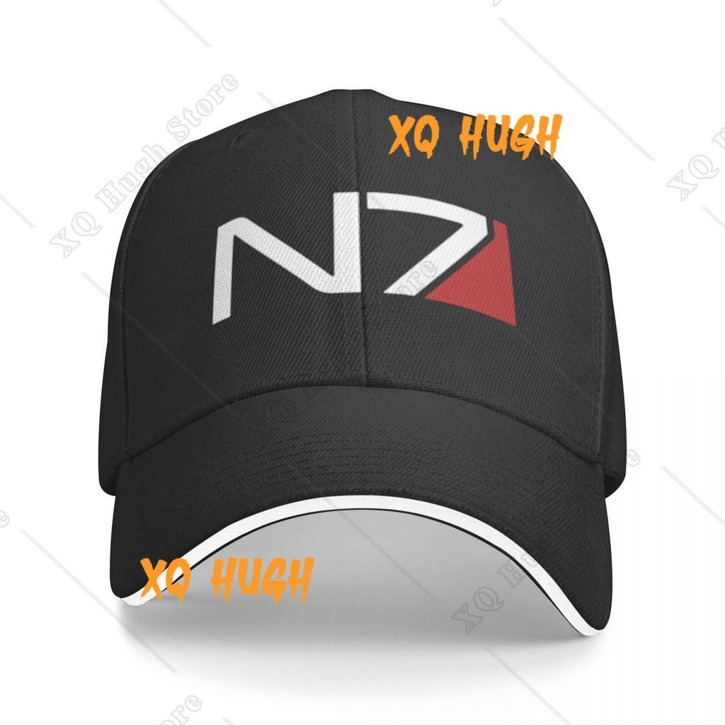 Mass Effect N7 Baseball Cap Punk Unisex Video Game Classic Hip Hop Hats Summer Men Women Outdoor Sport Breathable Snapback Cap
