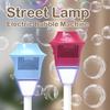 Street Light Bubble Machine Fully Automatic Bubble with Light Birthday Outdoor Wedding Party Without Battery Bubble Water