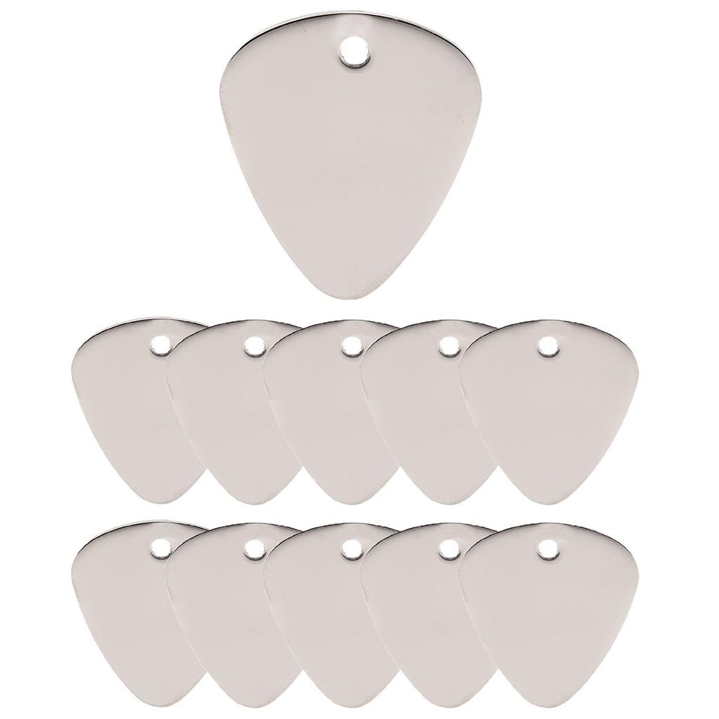 20 Guitar Pick Set Pick Box Metal Pick Hole Pick Stainless Steel Pick