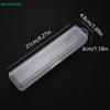 Multipurpose Transparent Plastic Portable Toothbrush Storage Box, Suitable For Travel