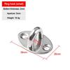 1Pcs U/J-Shaped Wall Hook Plate Deck Door Buckle Durable Ceiling Mount Hanger  for Fan Lamp