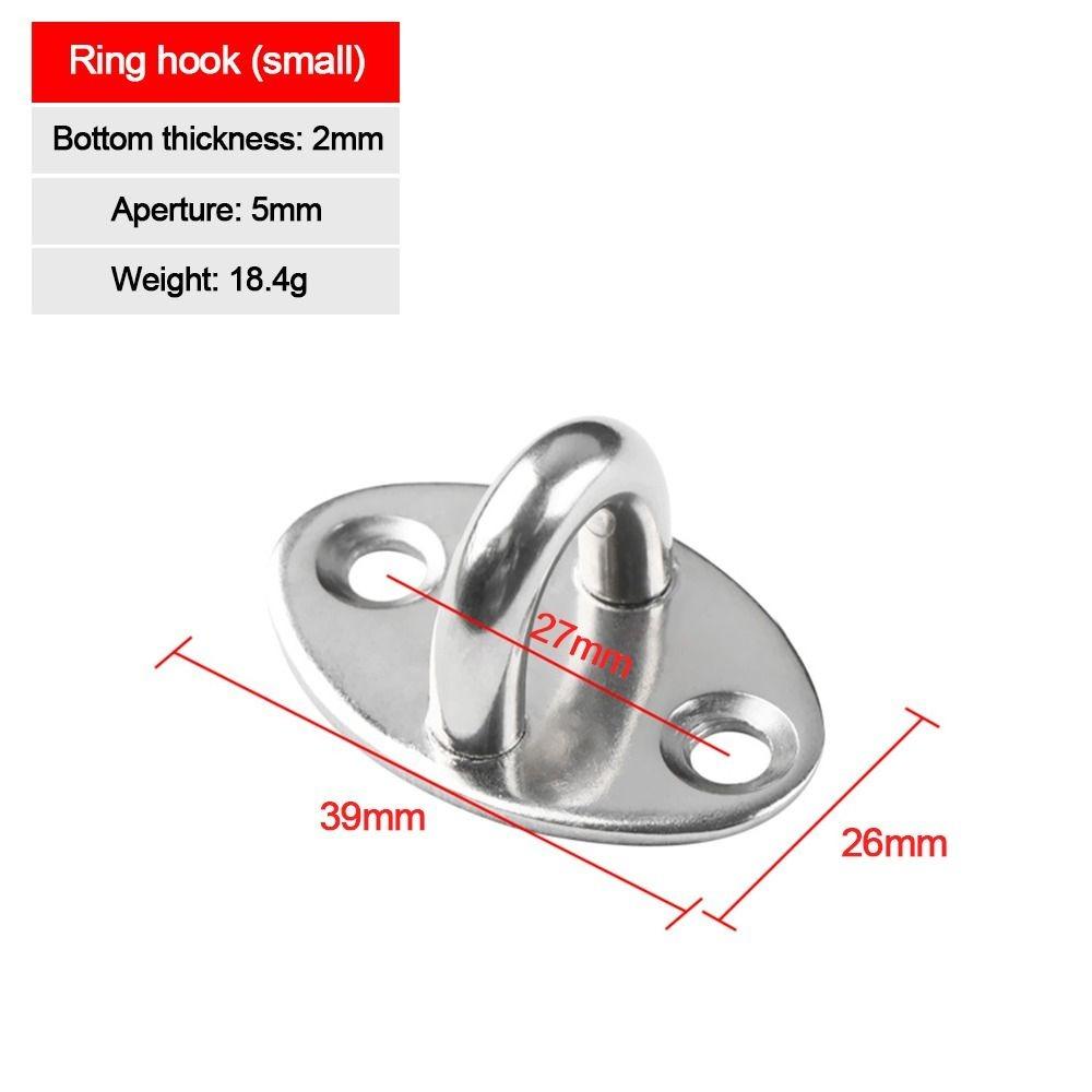 1Pcs U/J-Shaped Wall Hook Plate Deck Door Buckle Durable Ceiling Mount Hanger  for Fan Lamp